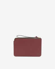 Oskan leather flat pouch