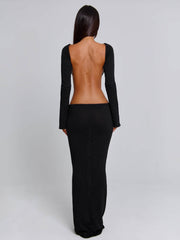 TOVA MAXI DRESS BLACK