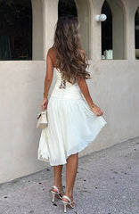 Forever Love Midi Skirt Off White