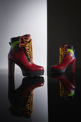 AZALEA WANG DEUTCH MULTI SPORTY BLOCK BOOTIE