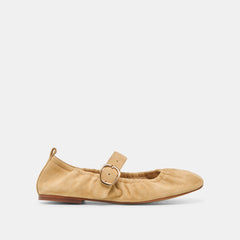 CAELY BALLET FLATS HONEY SUEDE