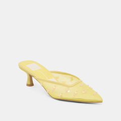 CLARA HEELS LEMON MESH