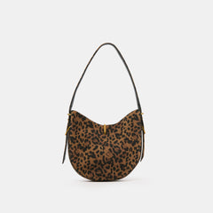 BREE SHOULDER BAG LEOPARD SUEDE
