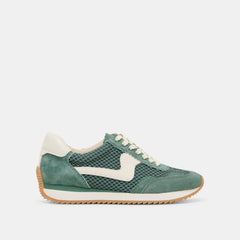 B.NTCD MESH SNEAKERS DK GREEN WOVEN MESH