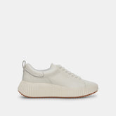 DEVOTE SNEAKERS WHITE LEATHER - re:vita
