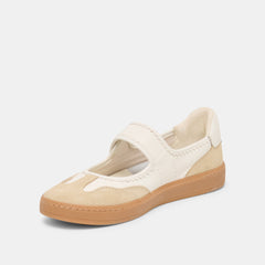 NANET SNEAKERS IVORY MULTI LEATHER