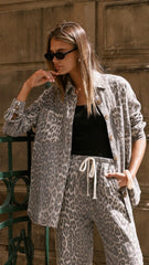 Vox Jacket - Leopard Print