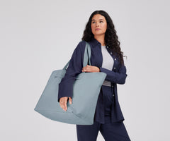 Large Featherlight Tote in Arctic Blue