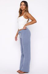 Act Natural Knit Pants Steel