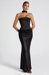 Bernadette Maxi Skirt - Black Skirt XS Babyboo Fashion Premium Exclusive Design