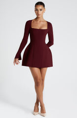 Esme Mini Dress - Cherry Lacquer Dress Babyboo Fashion Premium Exclusive Design