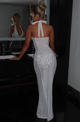 Jacqueline Maxi Dress - Ivory Dress Babyboo Fashion Premium Exclusive Design