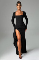 Jordana Maxi Dress - Black Dress Babyboo Fashion Premium Exclusive Design