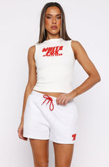 Club 14 Allie Tank Top White