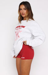 Lucky Thirteen Charise Booty Shorts Red