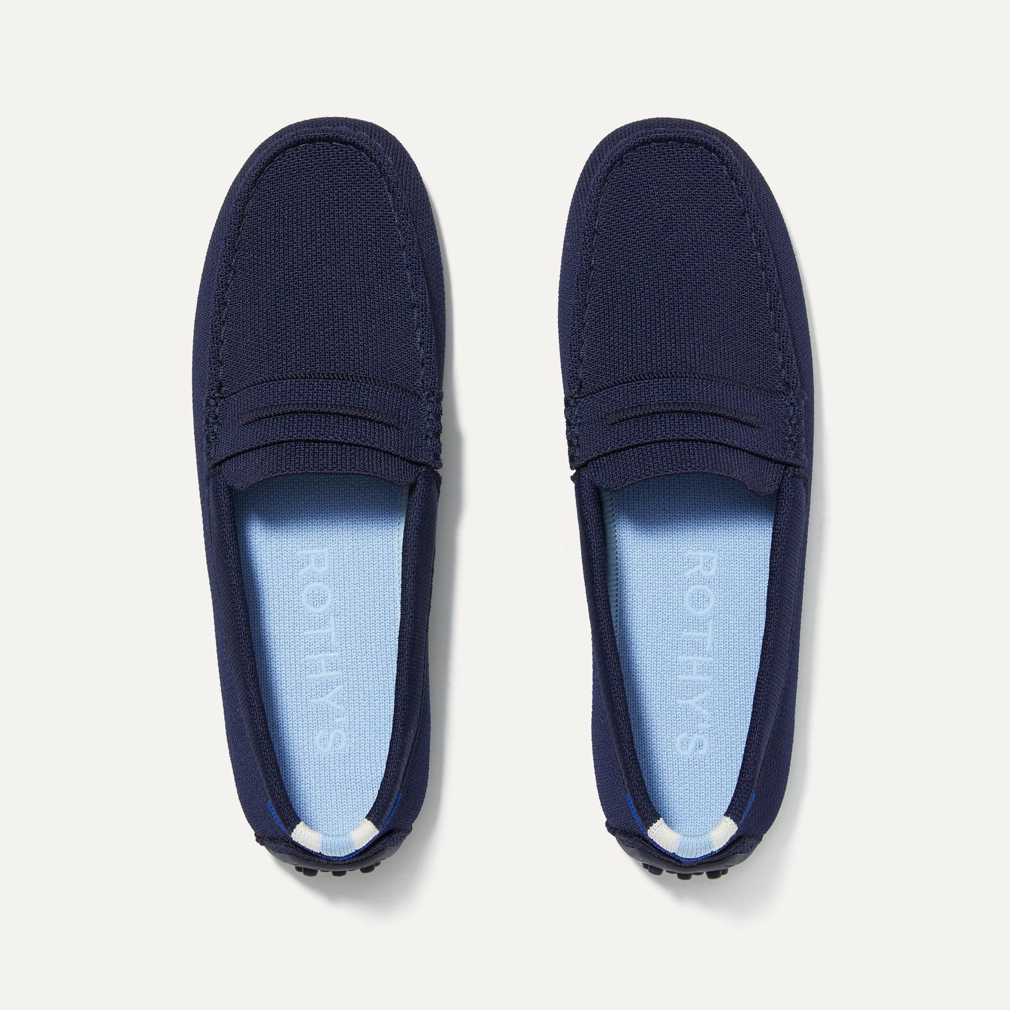 The Driver in Navy Sapphire shown from the top.