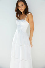 Mandy More Maxi Dress White