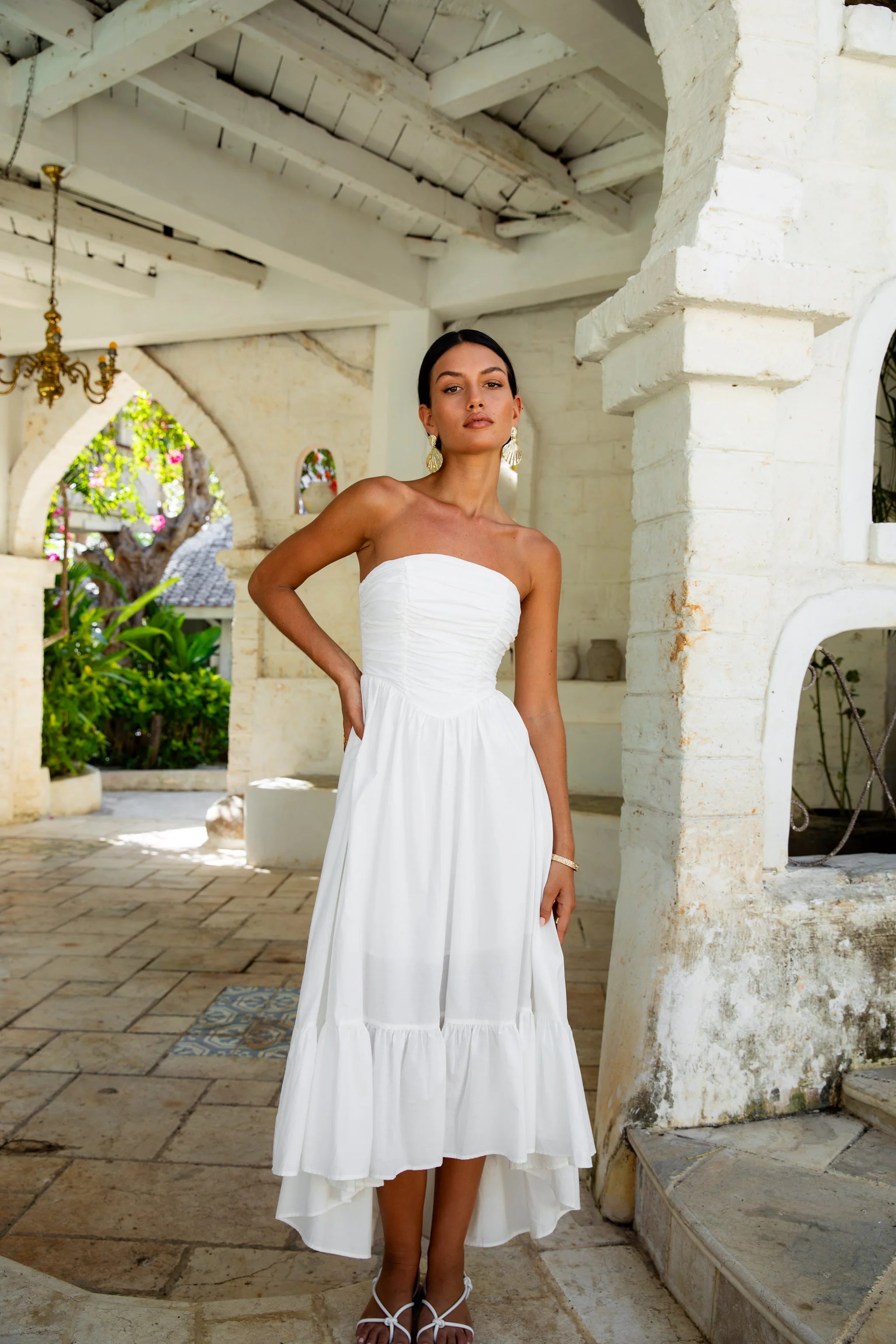 Love In The Summer Maxi Dress White