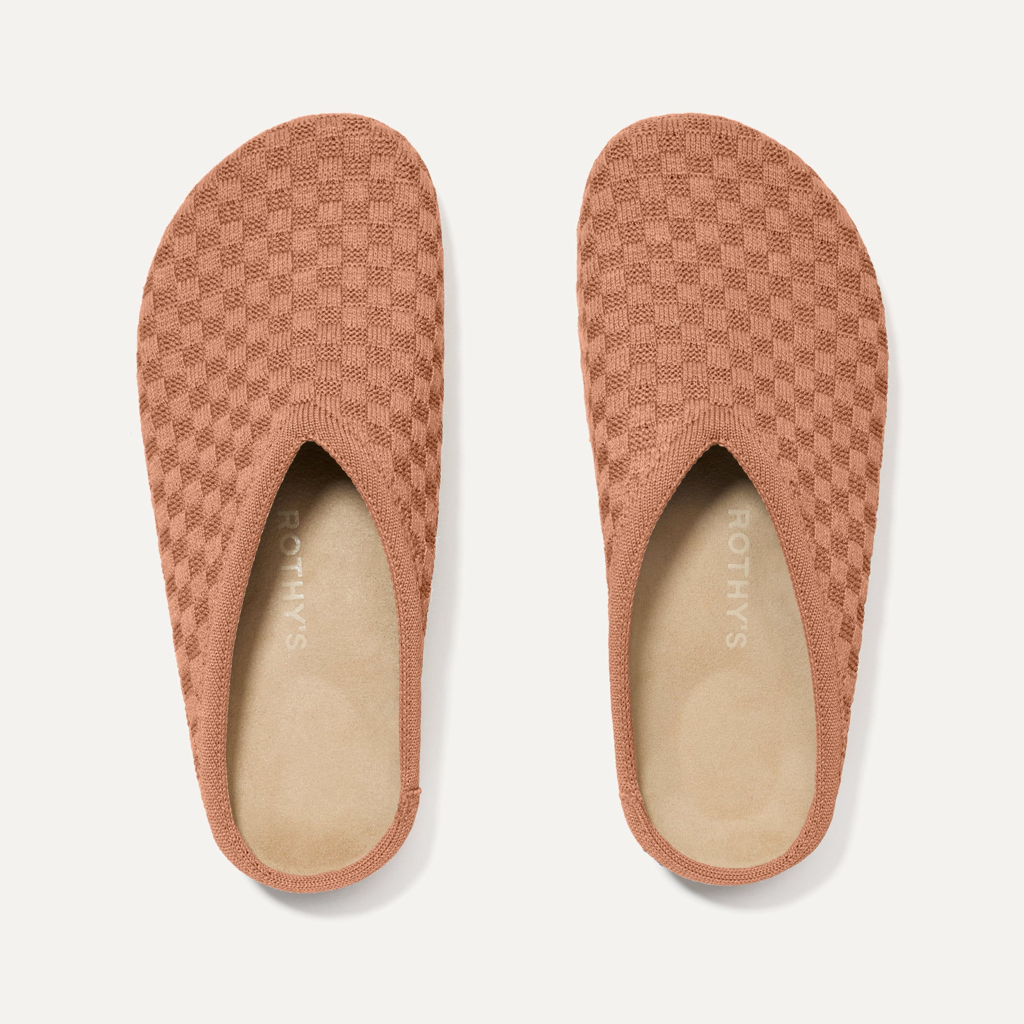 The Casual Clog in Clay shown from the top.
