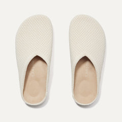 The Hemp Casual Clog in Coconut shown from the top.