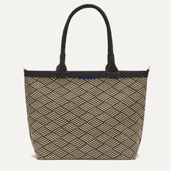 The Lightweight Zip Tote - Polar Zig Zag