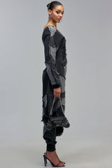 COMFY COZY BLACK DENIM JUMPSUIT
