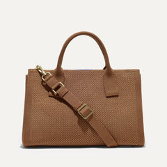 PDP |The Classic Handbag in Sierra Brown shown from the front.