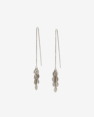 Metal Shiny Leaf Earrings