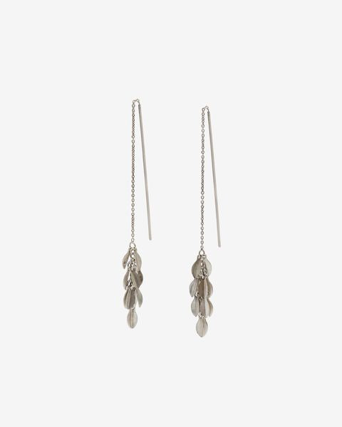 Metal Shiny Leaf Earrings