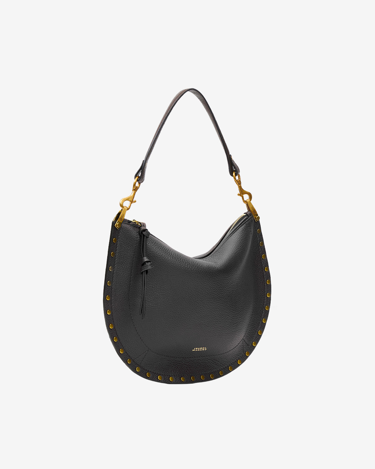 Oskan Soft Zip Bag in Grained Leather