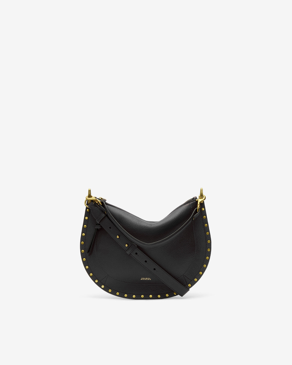 Oskan Soft Zip Bag in Grained Leather