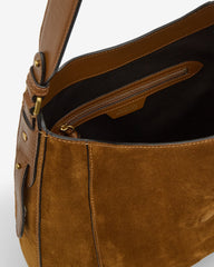 Altay Hobo Bag in Suede Leather