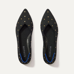 The Point II in Studded Black shown from the top.
