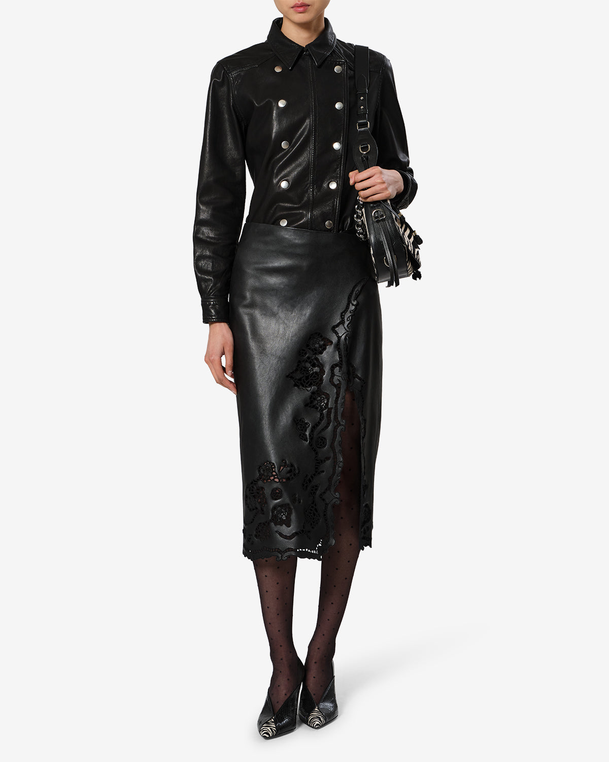 Valdy leather shirt
