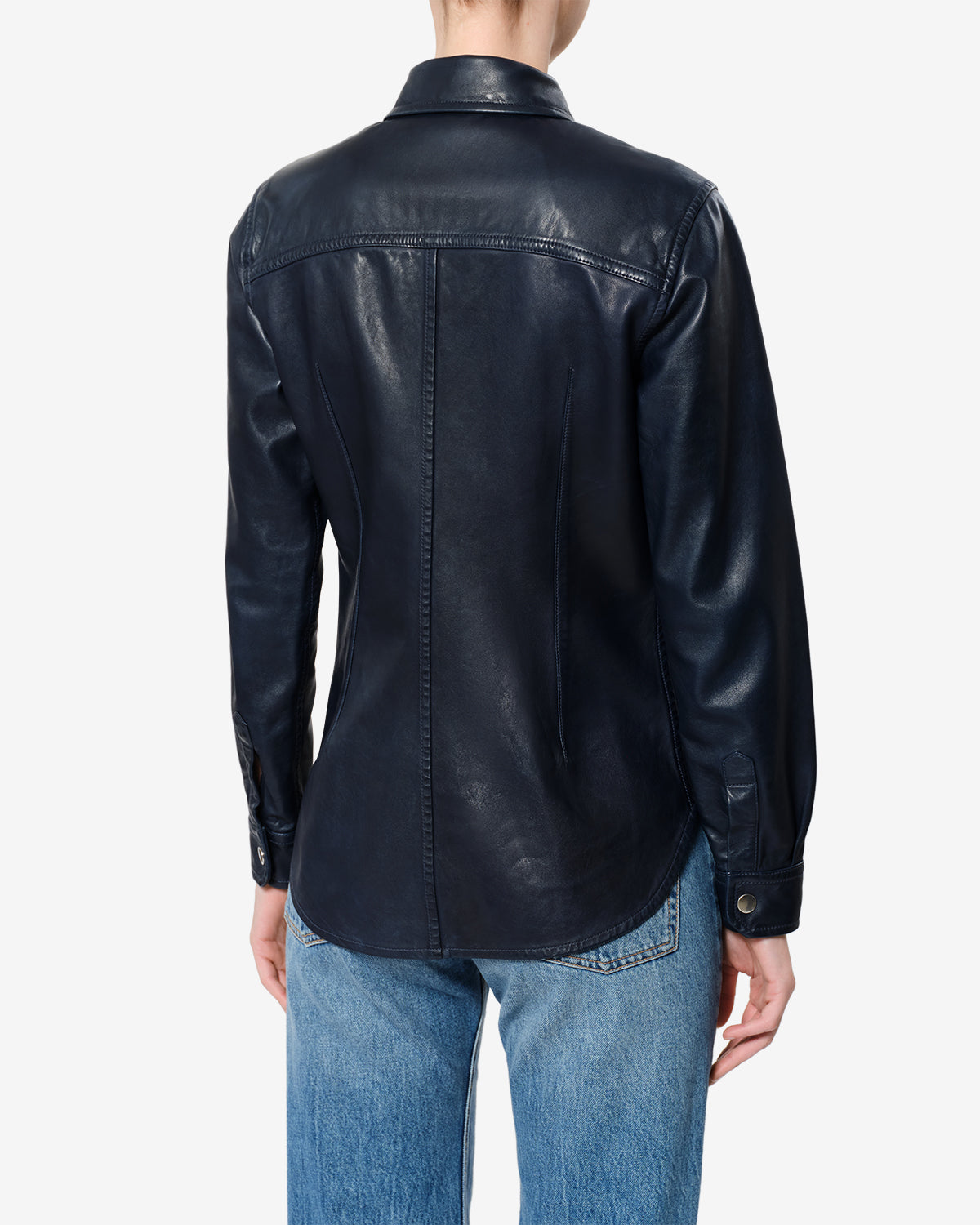 Valdy leather shirt