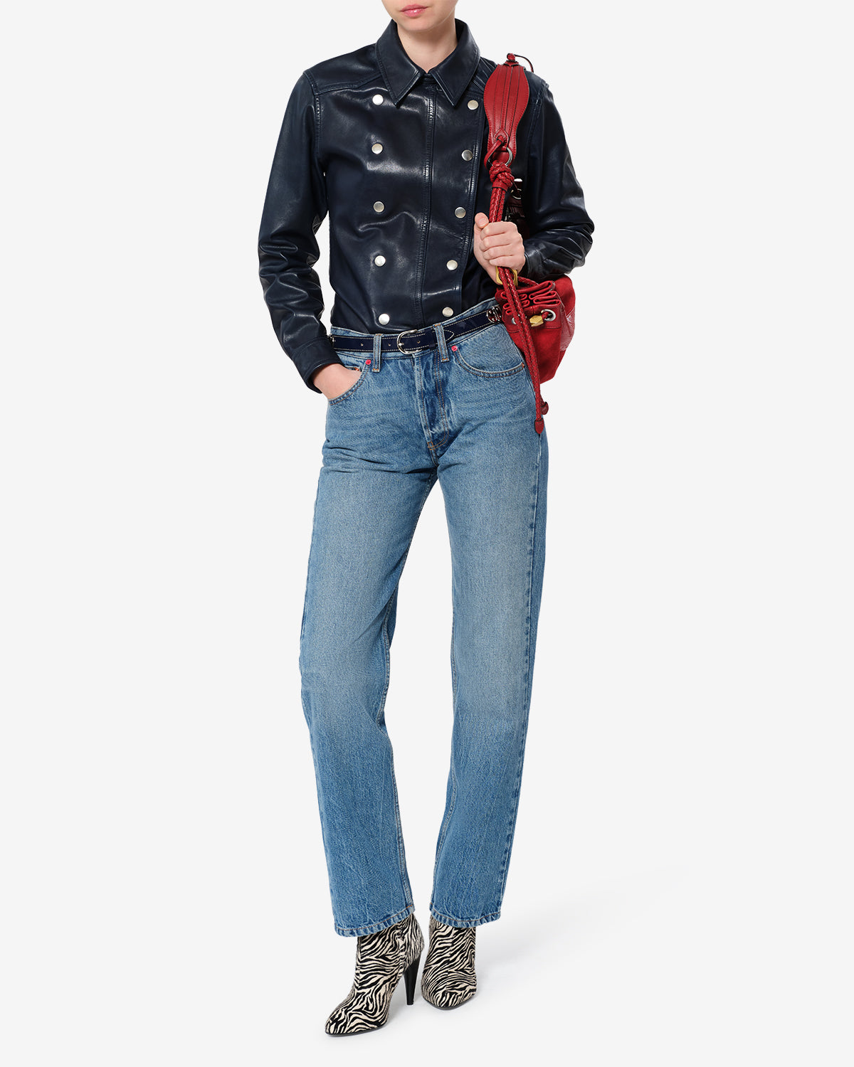 Valdy leather shirt