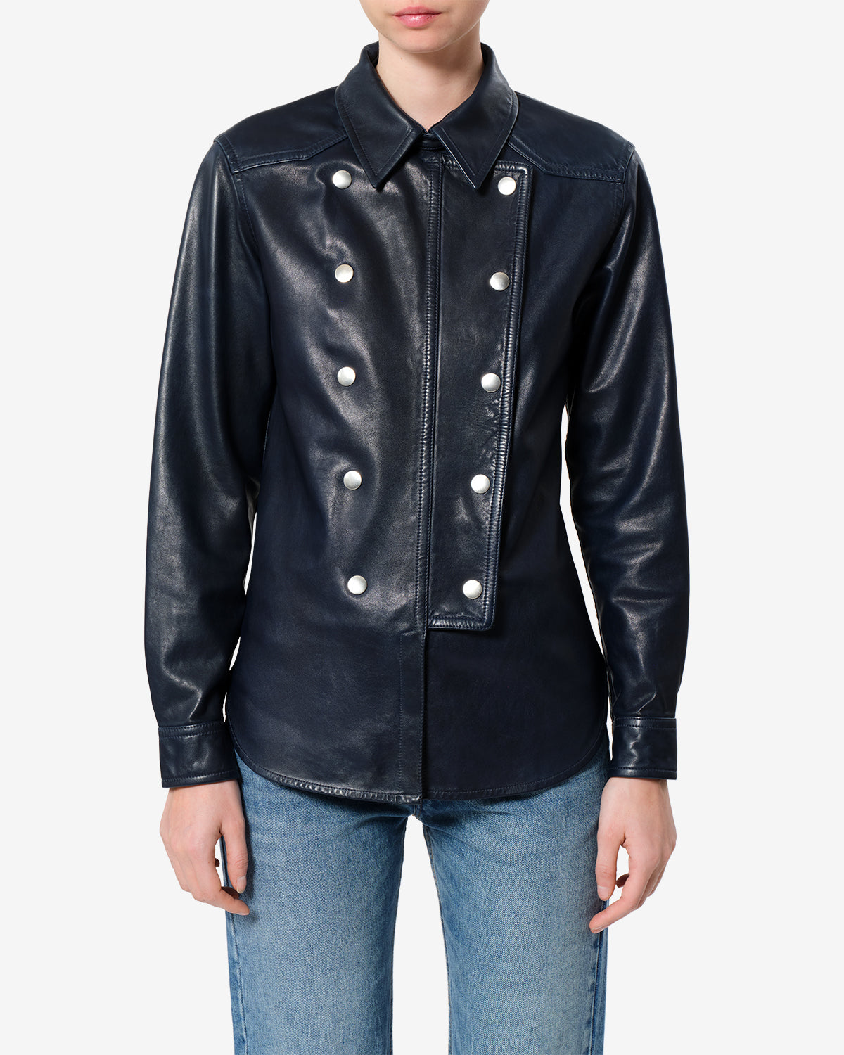 Valdy leather shirt