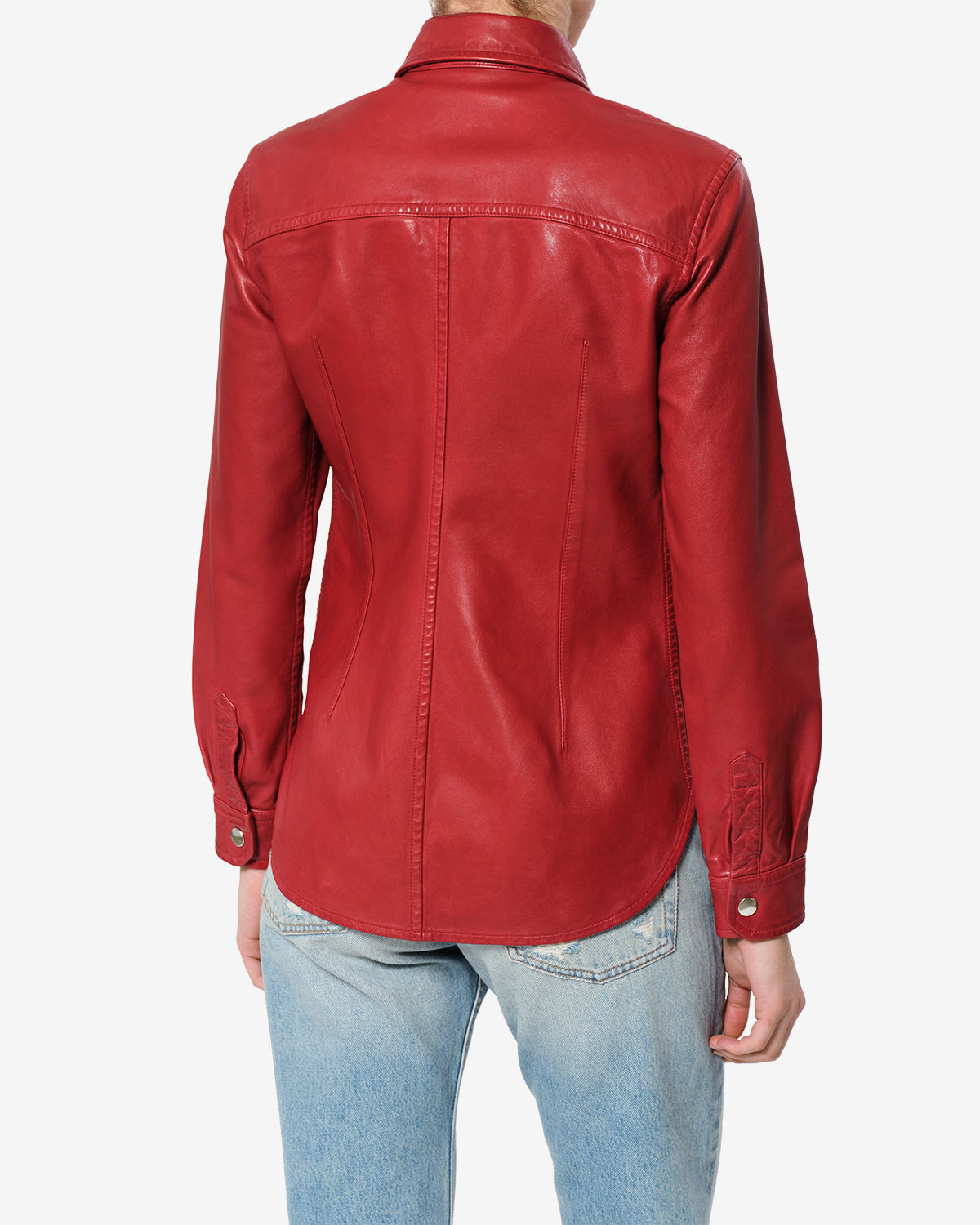 Valdy leather shirt