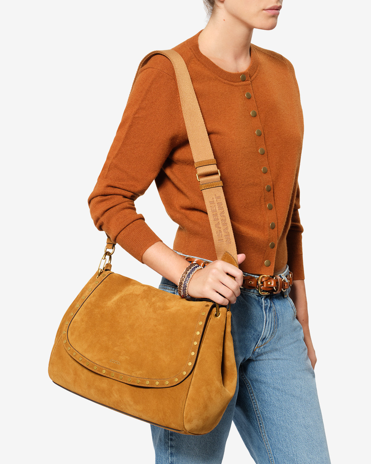 Chany Xl suede bag