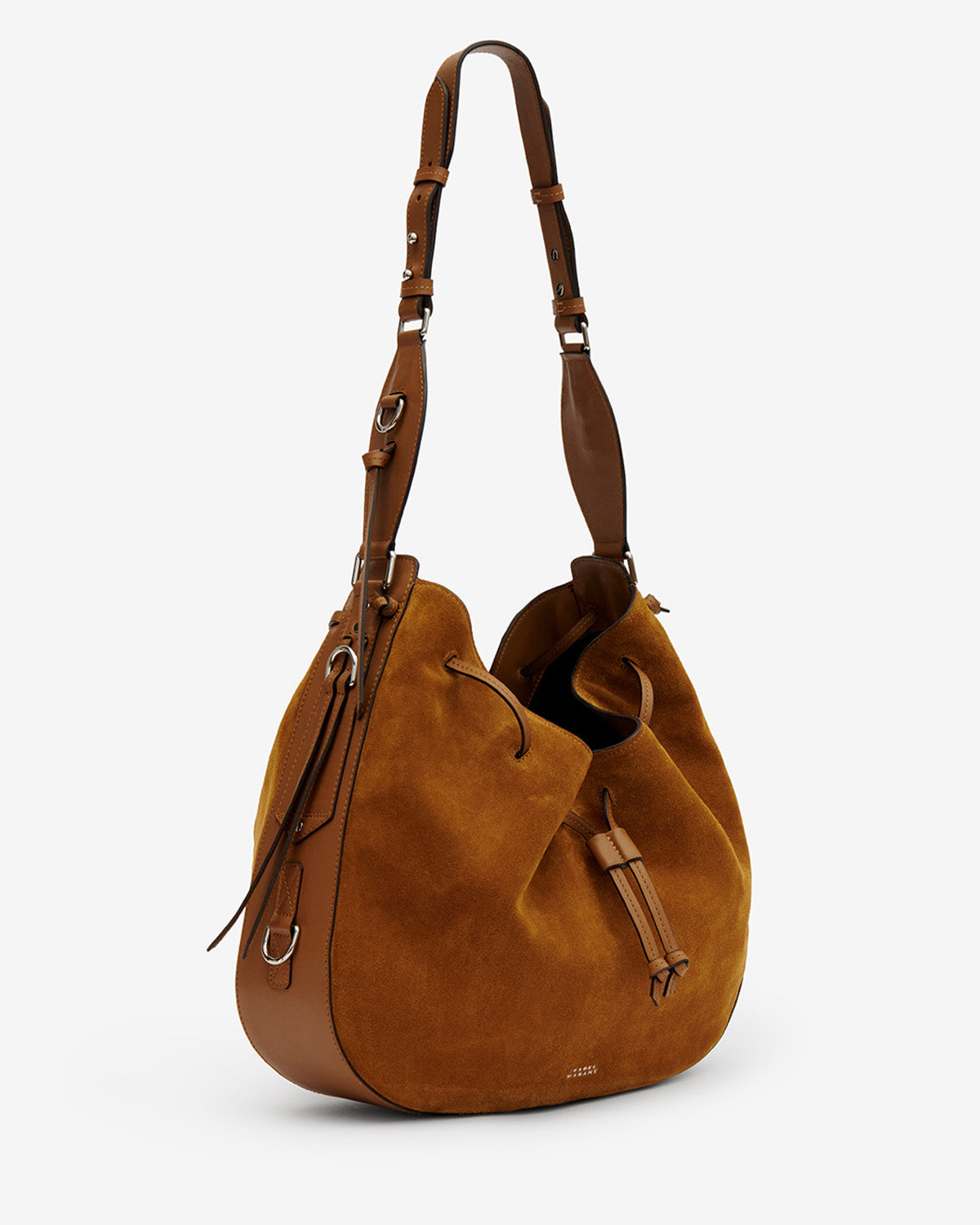 Bolton Hobo Bag in Suede Leather