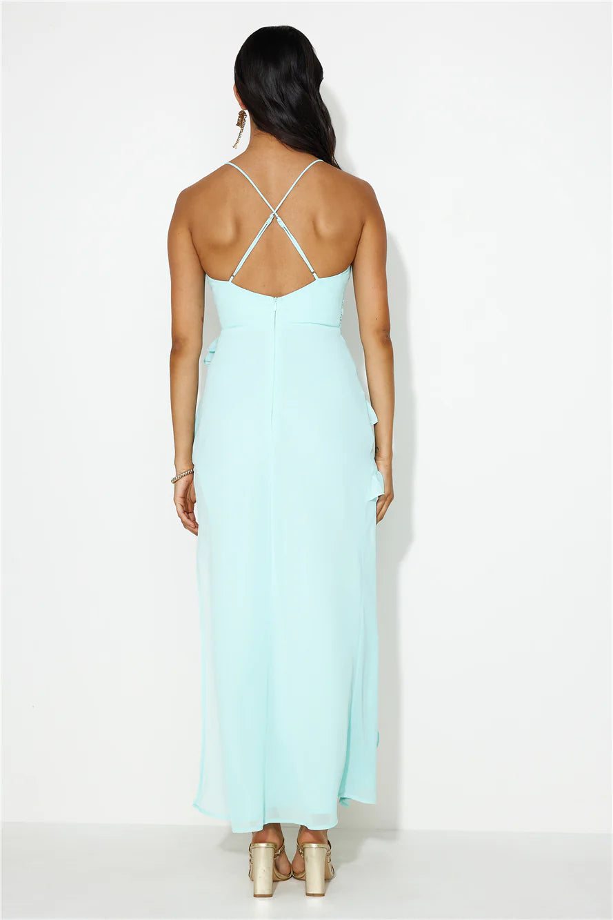 People Pleaser Maxi Dress Blue