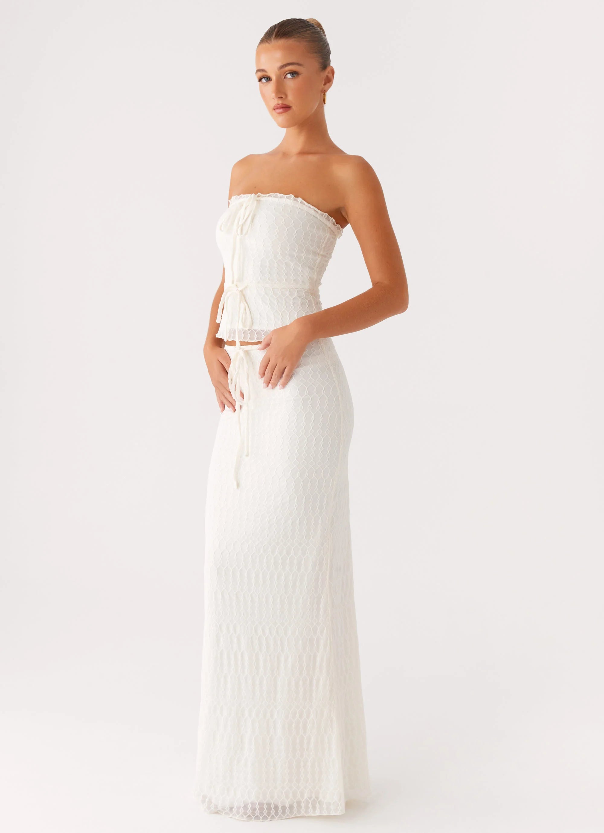 Blakely Maxi Skirt - Ivory