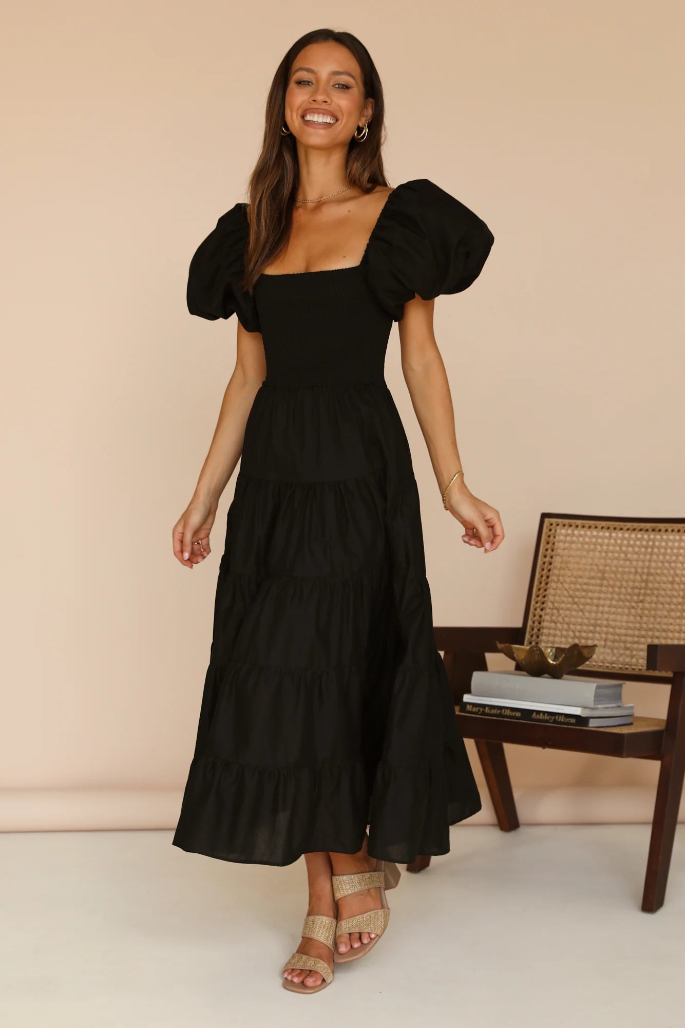 Adela Maxi Dress Black