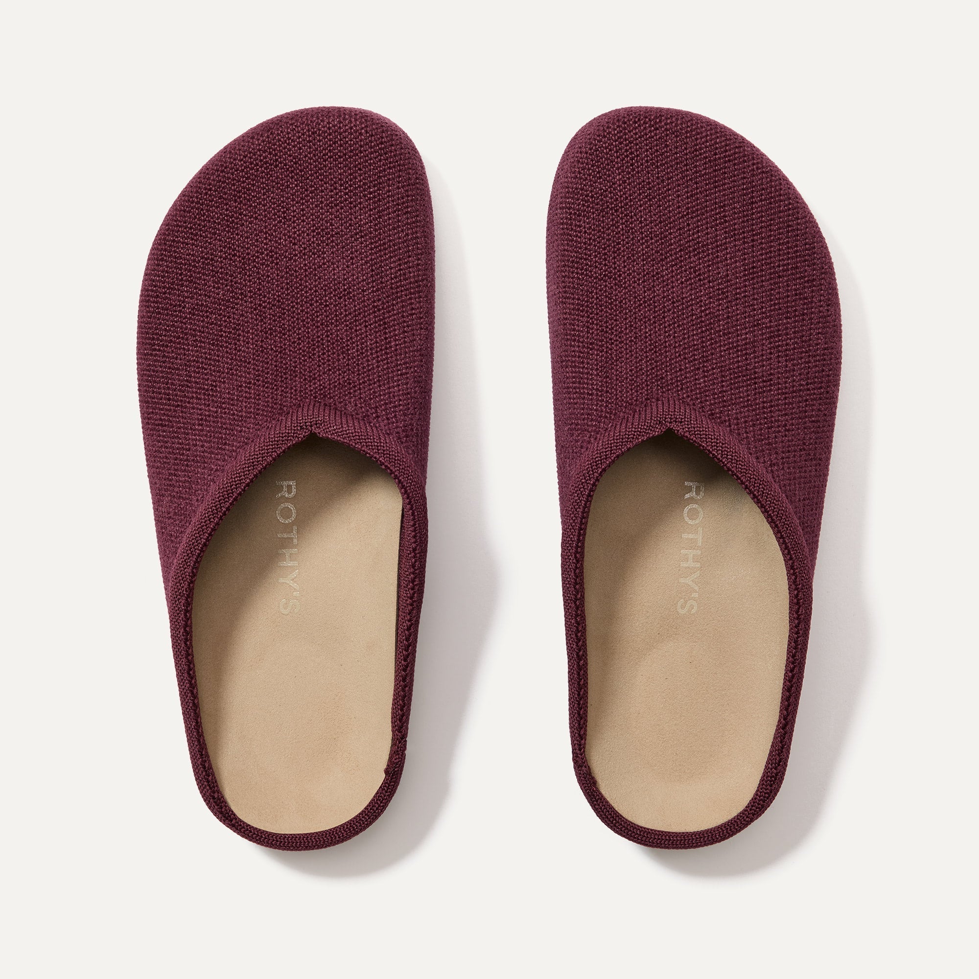 The Casual Clog in ReVelvet™ Syrah shown from the top.