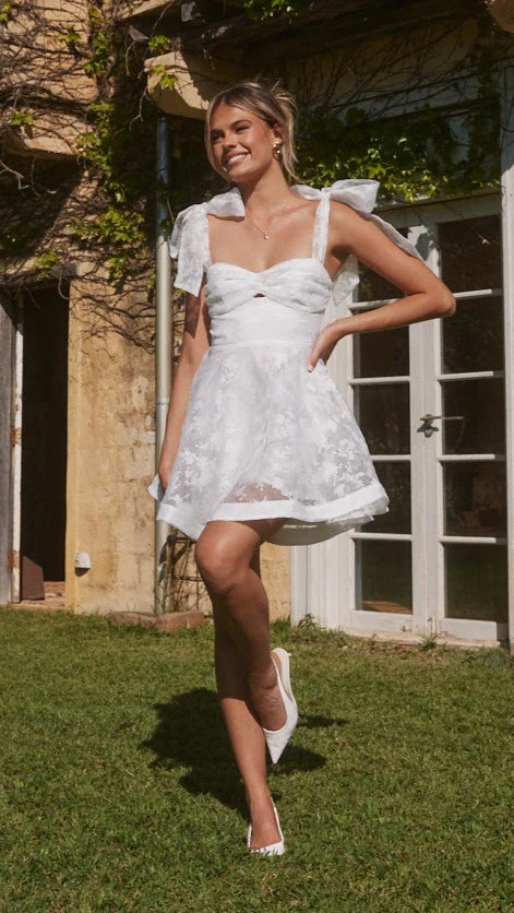 Karis Mini Dress - White