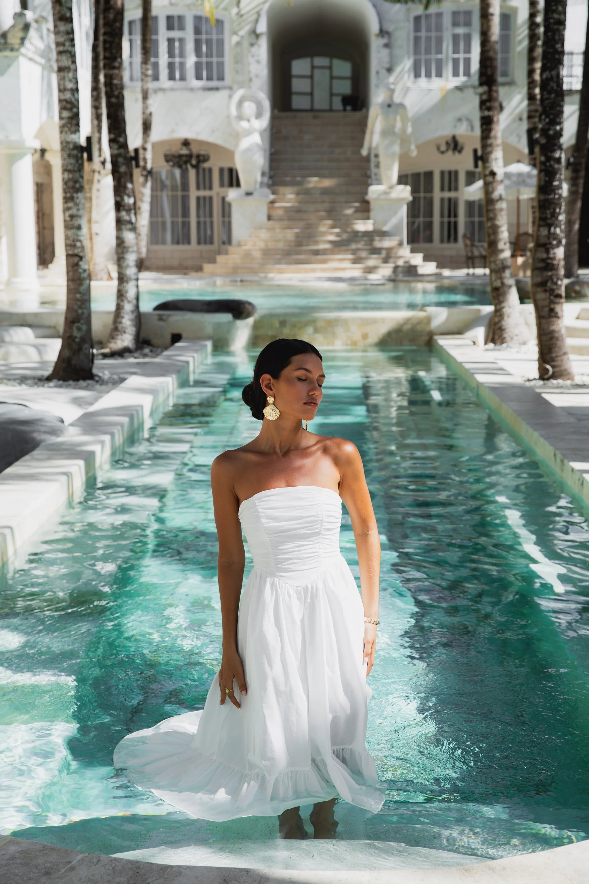 Love In The Summer Maxi Dress White