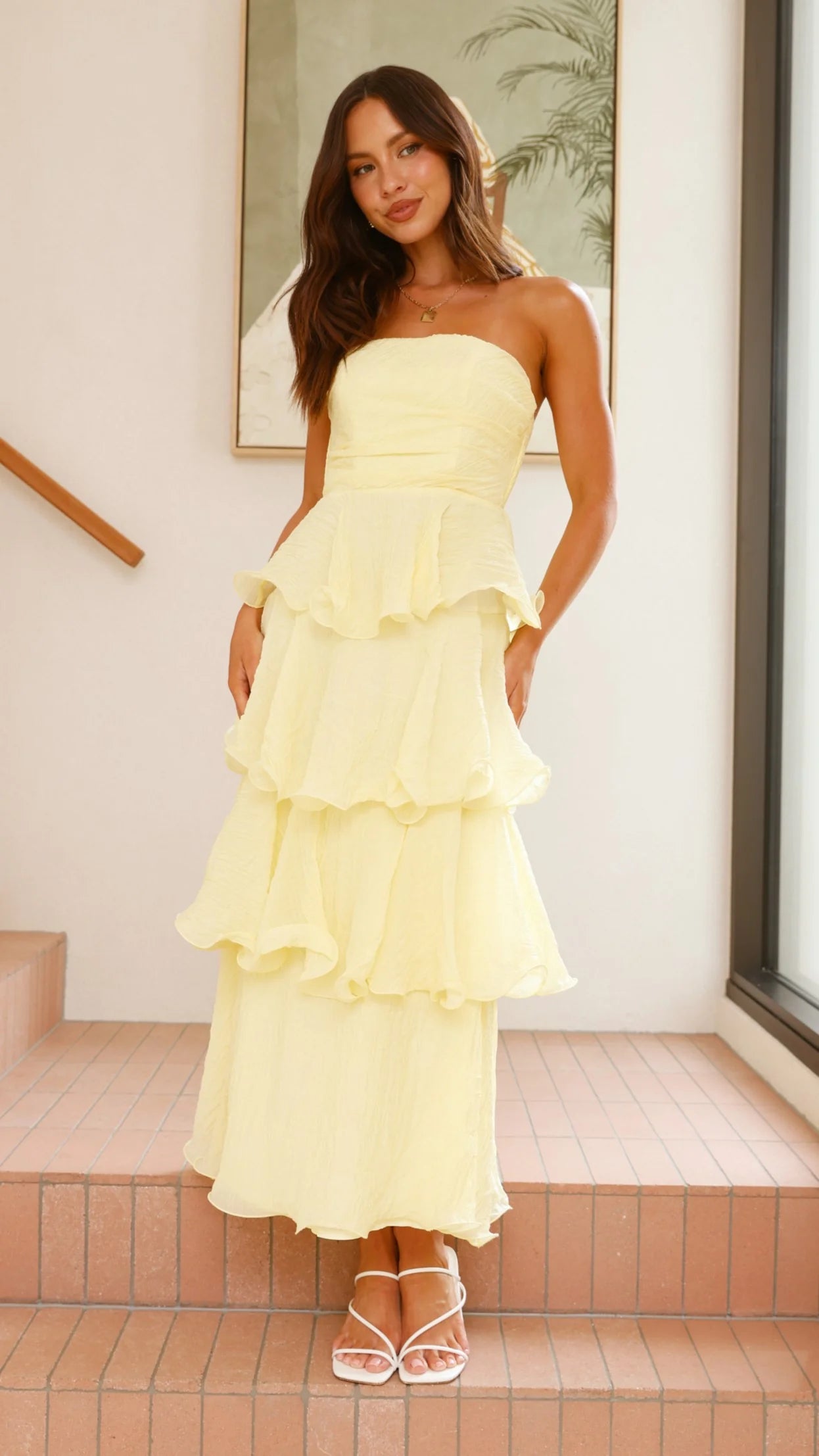 Lanica Maxi Dress - Yellow