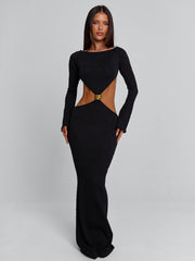 TOVA MAXI DRESS BLACK