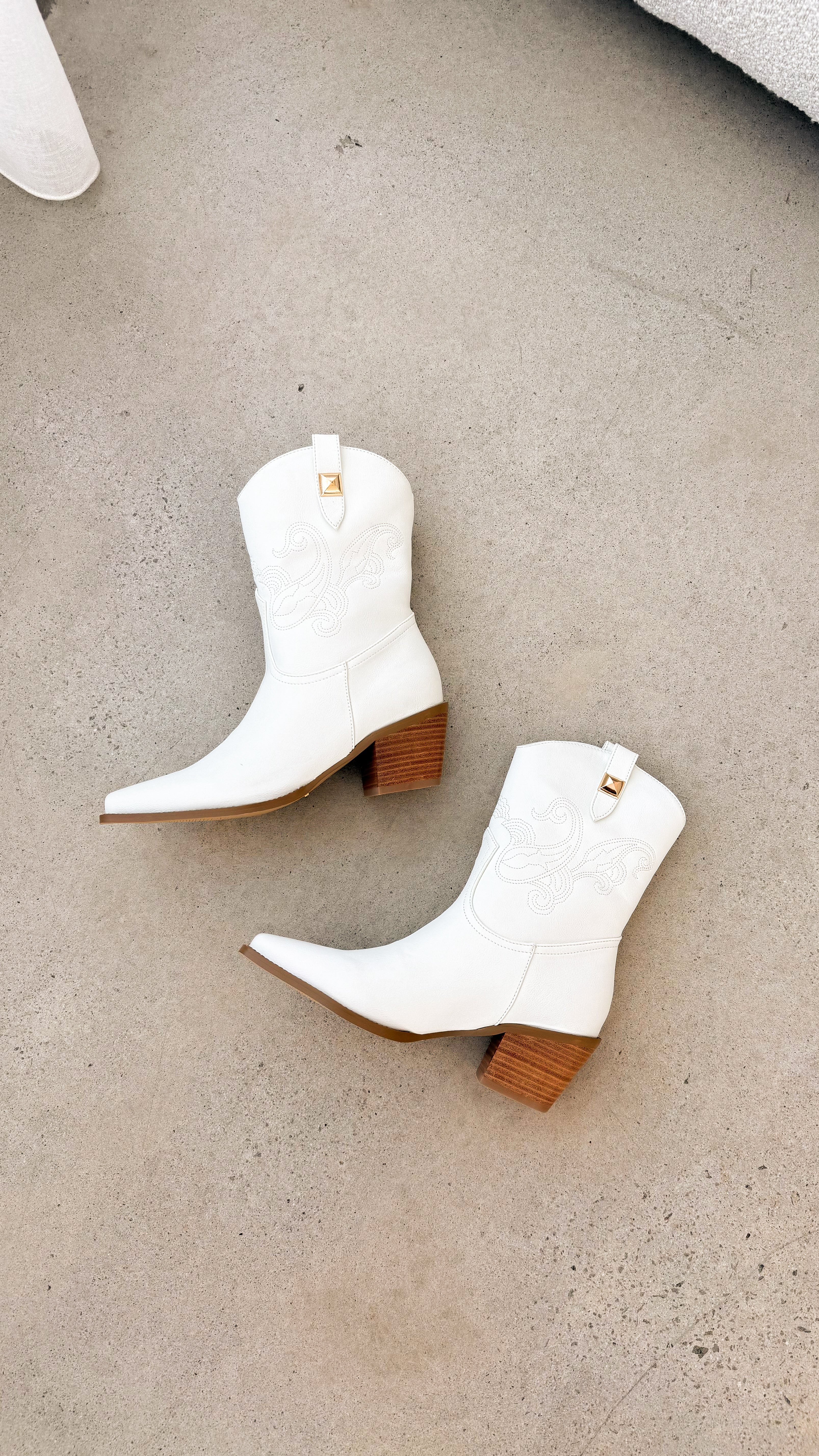 Darla Boots - White