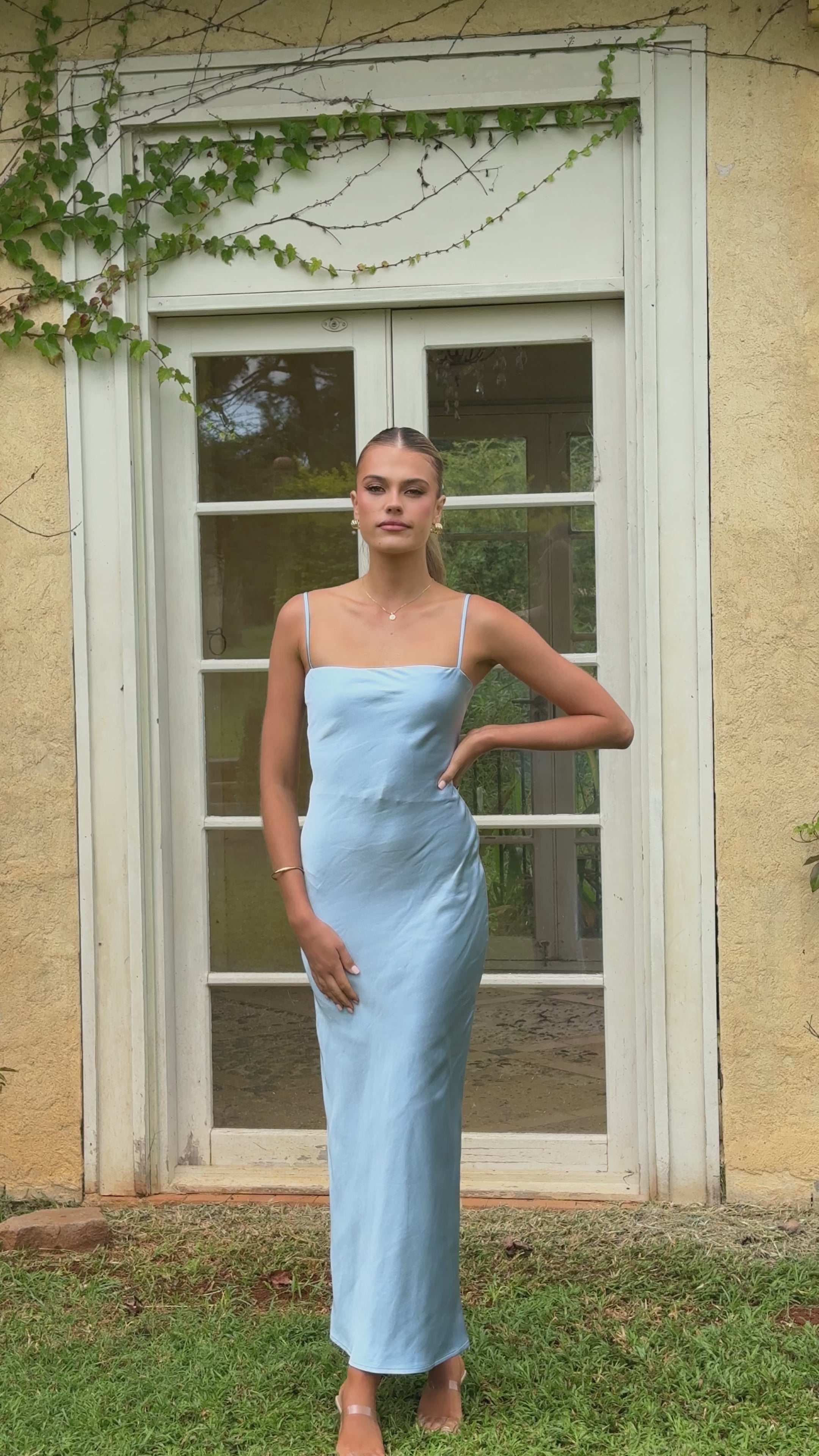 Keira Maxi Dress - Baby Blue